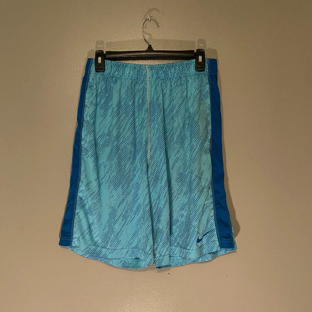 Nike Dri-Fit Gym Shorts, Teal, Medium